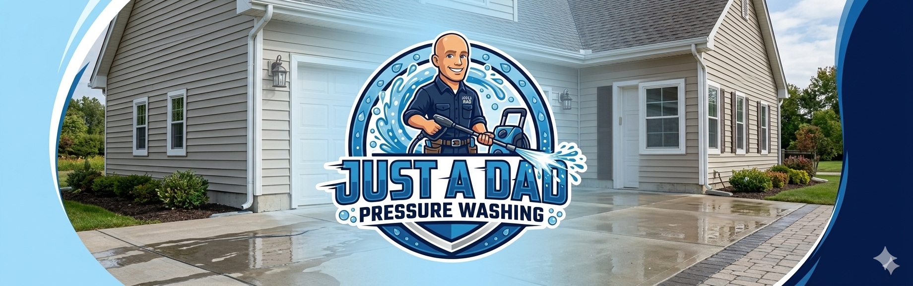 Just A Dad Pressure Washing